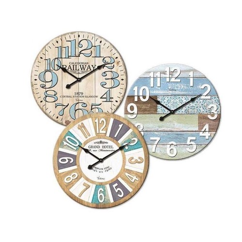 Orologio parete legno - da, in