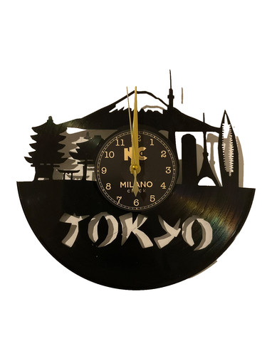 Orologio parete vinile - da,