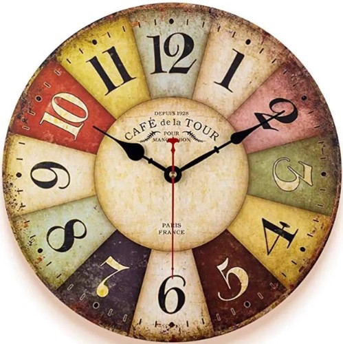 Orologio parete muro stile - da,