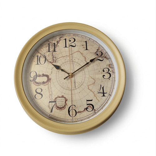 Orologio parete mappa - orologio,