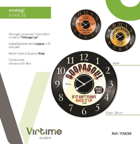Orologio parete legno - orologio,