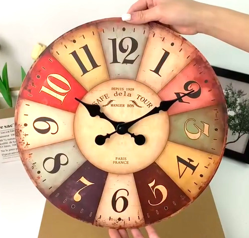 Orologio parete muro stile - orologio, da