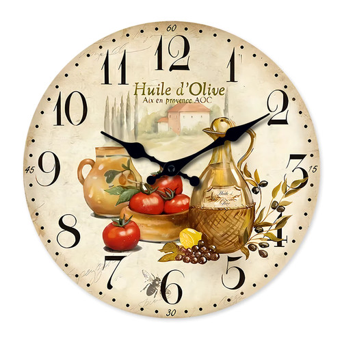 Orologio parete legno - in,